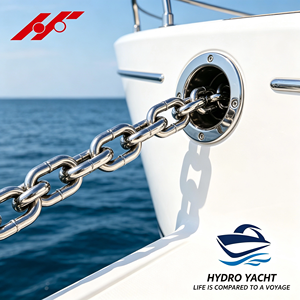 Ancre marine pour yacht Hydro, chaîne standard 6 mm-14 mm, acier inoxydable 316 poli miroir - Product Image 4