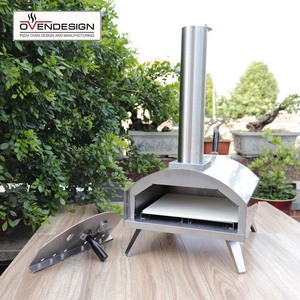 Four <span class=keywords><strong>à</strong></span> pizza <span class=keywords><strong>de</strong></span> table en acier inoxydable <span class=keywords><strong>de</strong></span> 13 pouces Pizza <span class=keywords><strong>à</strong></span> feu <span class=keywords><strong>de</strong></span> comptoir en <span class=keywords><strong>bois</strong></span> <span class=keywords><strong>à</strong></span> bas prix pour l'extérieur et la maison - Product Image 1