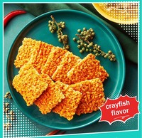 132g dachixiong chine Chine oolong blanc pêche croustillant riz chips saveur super épicée saveur mélangée croustilles collations exotiques