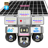 Lampe solaire de rue avec carte SIM et caméra CCTV intégrée, lampes solaires de rue 4G, lampes solaires de rue LED CCTV extérieures