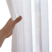 Voilage rayé 100 % polyester, occultation 20%-40%, style moderne, à œillets, utilisation toutes saisons, personnalisable, avec fixation par crochets