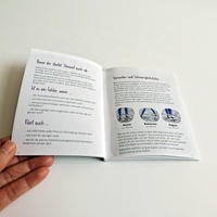 Impresión de folletos de libros tamaño bolsillo personalizado