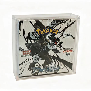 กล่องอะคริลิคสำหรับการ์ดสะสมโปเกมอน พร้อมแม่เหล็กป้องกัน N52 หนา 5 มม. สำหรับการ์ดบูสเตอร์ญี่ปุ่น - Product Image 1