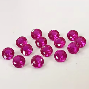 หินควอทซ์พลอยสีแดงเจียระไนคุณภาพสูงขนาด6มม. 8มม. 10มม. หิน2กะรัต - Product Image 1