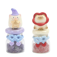 Cat PAI Little Wishes Crystal Energy Blind Mystery Box Figurine en résine à collectionner - Nouvelle idée cadeau Jouet anti-stress Décoration de bureau créative