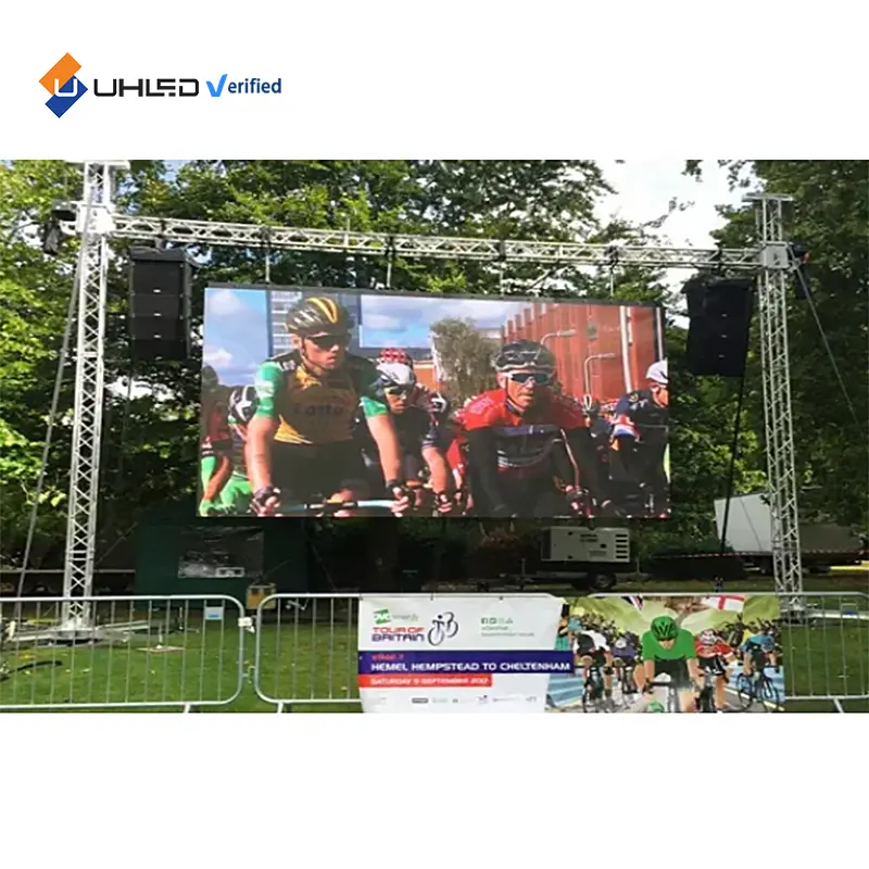 P2.604 P2.976 P3.91 P4.81 Pantalla de alquiler LED para exteriores Cine Cartelera LED Publicidad Pantallas grandes Alquiler de pared de video led