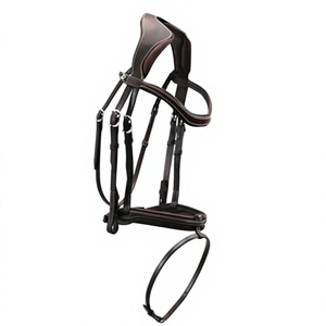 Handmade Leather Horse Browband Padded English Bridle Durable Full Size Custom Packaging <b>Equestrian</b> Tack - Product Image 1