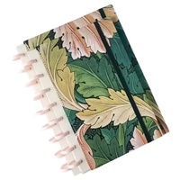 Gros personnalisé bricolage grands cahiers à reliure sur disque boucle champignon de reliure d'anneau de couleur personnalisée pour un usage individuel ou professionnel