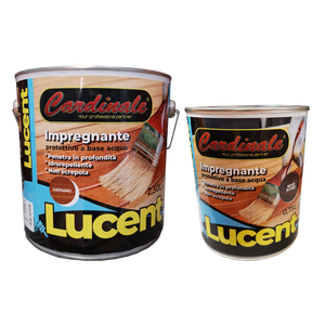 CARDINALE 0,75 Lt Pulidor de madera a base de agua Agente de impregnación de nogal oscuro - Product Image 1