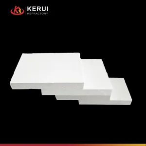 KERUI peut résister à plus de 1000 degrés d'isolation panneau de fibre de céramique panneau de silicate de calcium 600*300*65mm fabrique