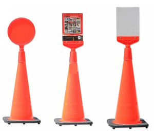 Пластиковая сборка конуса движения гибкий контрольный сигнальный щит для безопасности дорожного движения - Product Image 6