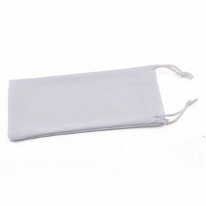 Wholesale Logo Custom <b>Black</b> White Eyeglasses Pouch Microfiber <b>Sunglasses</b> Bag 18*9cm - Product Image 6