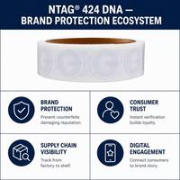 Etiqueta RFID NTAG 424 DNA Personalizada, Mini Etiqueta NFC Anti-Falsificación para Protección de Autenticidad de Marca y Anti-Contrafacción