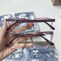 Gafas de acetato de tamaño mediano, montura óptica de moda para adultos, gafas de acetato para ordenador, venta al por mayor, mercancía lista para envío.