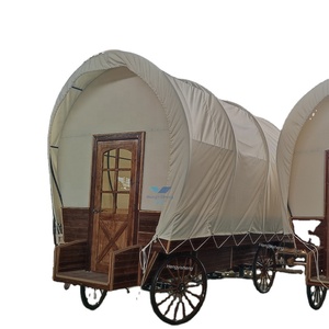 Tienda de vagones de hotel de lujo impermeable Glamping móvil/nueva tienda de vagones de lujo para exteriores tienda de vagones glamping - Product Image 4