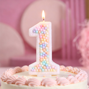 Velas de Cumpleaños Digitales 3D Brillantes con Forma de Macaron Número 0, Decoraciones <span class=keywords><strong>para</strong></span> Pasteles, Adecuadas <span class=keywords><strong>para</strong></span> Cumpleaños y Pasteles Temáticos - Product Image 1
