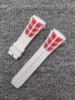 Bracelet de montre interchangeable, étanche et durable, de qualité supérieure, avec design aileron de requin