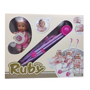 KSF Juego de Muñecas de Lujo 3 en 1 para Niños, <span class=keywords><strong>Carrito</strong></span> de Comida con 12 Sonido IC, Incluye Muñeca <span class=keywords><strong>Reborn</strong></span>, Juguetes para Niños - Product Image 3