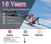 Fabrication de médailles personnalisées pour marathon, course à pied, football, judo, soccer, taekwondo, gymnastique, trophée sportif en métal doré vierge avec ruban
