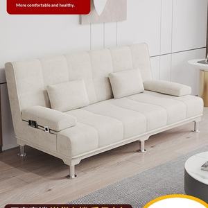 Canapé-lit pliant 2024 pour personnes paresseuses, double usage, idéal petit appartement, style minimaliste moderne, amovible et lavable - Product Image 4