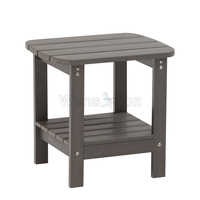 Tabouret de salle de bain moderne populaire, Patio de jardin, Table basse en plastique, bois, petite Table d'angle moderne