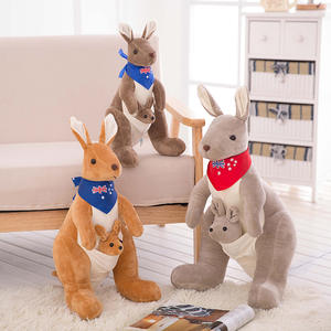 <span class=keywords><strong>Peluche</strong></span> <span class=keywords><strong>Canguro</strong></span> Madre-Figlio Australiano all'Ingrosso, Bambole Genitore-Figlio Grandi, Imbottitura in Cotone PP, Regali Aziendali per Compleanni, Sacchetti OPP - Product Image 1