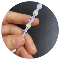 Bande LED pour enseigne rétroéclairée SMD2835 30LEDs 42LEDs 54LEDs 60LEDs DC12V découpable, flexible, en forme de zigzag, en forme de S pour lettres de canal