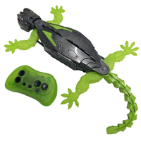 Robot Gecko Eléctrico Recargable con Control Remoto para Escalar Paredes, Juguete para Niños, Juegos de Broma para Niños