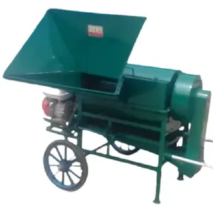Multifunctional threshing machine for wheat, sorghum rice, grain rape soybean and other crops. low damage rate