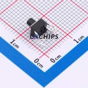 SMG-02-H055A1 Tactile Switch Through hole Component (THT)-4P,4.5x4.5mm Switch Single Pole Single Throw Round Button 2.5N 4.5mm - Product Image 2