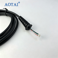 Boîtier OBD2 noir vers boîtier JST ZHR-4P avec anneau magnétique et câble connecteur USB-A mâle