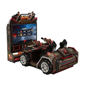 Machine d'arcade de tir commerciale à deux joueurs avec balançoire de véhicule et retour de force par vibration du siège, jeu personnalisé Lykb Immersion Real - Product Image 4