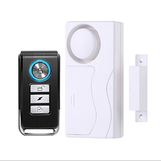Wireless Home Safety Door Window Refrigerator Magnet Alarm Door Sensor Detector Alarm Siren Door Stop Alarm for Home Security