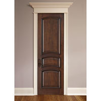 Portes intérieures en bois personnalisées pré-assemblées, design moderne et actuel, portes en bois composite et rotin pour maisons
