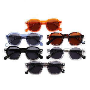 Lunettes de soleil transfrontalières à monture polygonale, protection UV400, verres polarisés TAC, unisexe, pour voyage, pêche, conduite - Product Image 1