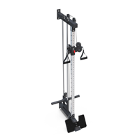 Machine de musculation à câbles croisés à charge par plaques pour Lat Pulldown et Rameur