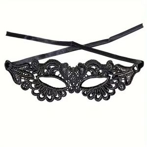 Máscaras de Encaje para <span class=keywords><strong>Mujer</strong></span>, Disfraz de Fiesta de Máscaras Venecianas, Carnaval de Halloween, Impresión Digital, para Adultos - Product Image 5