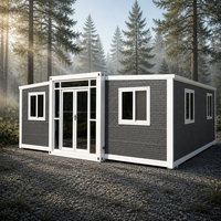Maison conteneur modulaire préfabriquée extensible et pliable, mini-maison préfabriquée, maison mobile portable, pod pour abri de jardin