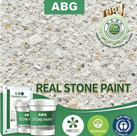 Peinture pour pierre résistante aux fissures avec agrégat de sable composite pour l'extérieur des grands bâtiments commerciaux