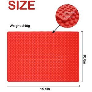 Molde de Silicona Redondo Mini de 468 Cavidades para Chocolate, Golosinas para Perros, Molde para Galletas, Dulces, Golosinas para Mascotas - Product Image 3