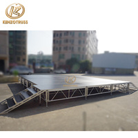 Structure modulaire d'événementielle de haute qualité 4x8 pieds, plateforme de scène événementielle à assembler