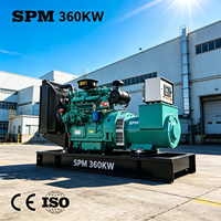 Groupe électrogène diesel de secours SPM 360 kW 450 kVA 60 Hz 480 V triphasé silencieux pour l'Amérique du Nord