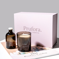 AIKUN - Juego de Caja de Regalo de Lujo Personalizada con Aroma a Navidad, Difusor de Aroma con Fórmula de Aceites Esenciales Vegetales para Regalos de Temporada