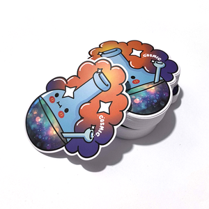 Custom Printed Die Cut Vinyl Decorative Stickers for Car and Bumper with Multiple Sizes and Colors