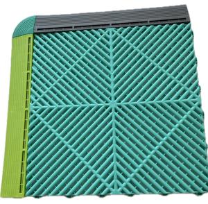 卸売洗車場用モジュール式3Dガレージタイル、連結式ヘビーデューティー厚型カラフルプラスチック製通気性ガレージディテーリングフロアタイル - Product Image 6