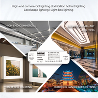 Controlador LED DALI-2 de la Serie DONE RAS de 30W-200W, 12V 24V 36V 48V, Regulable, Clase II, IP67, para Galerías, Museos y Comercios de Alta Gama