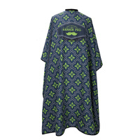 Cape de Salon imperméable à la mode, tablier de barbier, Capes de coiffeur en Polyester avec feuilles
