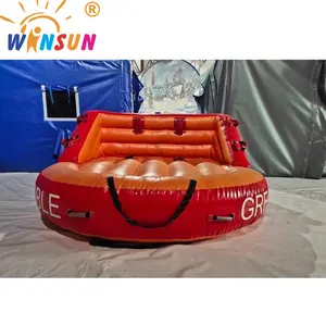 Mainan Luar Ruangan Komersial Perahu Nelayan Tiup Perahu Air Permainan Air Karnaval Pameran