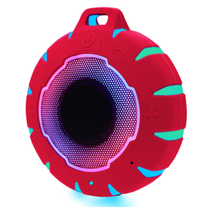 Minialtavoz de ducha con Bluetooth, dispositivo electrónico con luces RGB de colores - Product Image 4