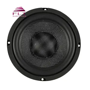 Sound Quality 6.5 Inch Midrange Car Speaker With Carbon Cone For Car Audio System